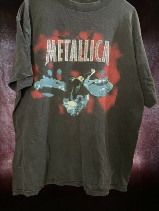Vintage Metallica T Shirt (xl) Tour Concert 90 
