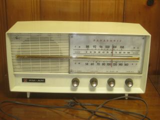 Vintage Panasonic Receiver Fm/am Tube Radio Model 740