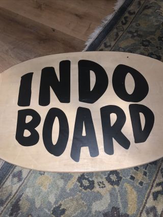 Vintage Indo Board Balance Board And Roller