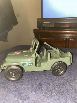 Vintage Processed Plastic Co.  U.  S.  Army Jeep Toy 739,  G.  I.  Joe,  Vintage Toys