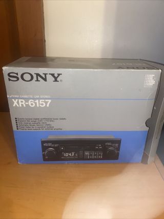 Sony Xr - 2500 Cassette Deck Old School Vintage Dual Knob Receiver