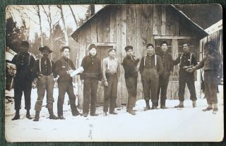 10 Ottawa Indians Lumber Camp Meshkey Gibson Harbor Springs,  Mi C1910