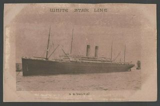 White Star Line Ships Abstract Log Of Rms Celtic