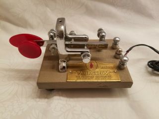 From Estate Vintage Vibroplex Bug Standard Telegraph Morse Key - No.  265388