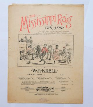 Mississippi Rag Two - Step Black Americana Sheet Music (1897)