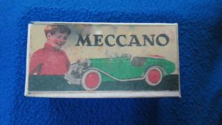 Meccano Car Constructor No 2 Small Parts Box