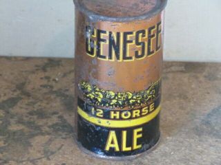 Genesee 12.  Horse.  Ale.  Colorful O.  I.  Flat Top