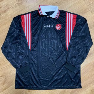 Kaiserslautern Adidas Vintage Long Sleeve Football Shirt Jersey Size Xl