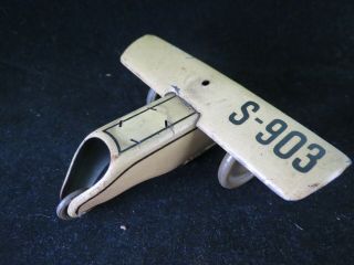 C.  1930’s Schuco Tin Airplane Wind Up Toy S - 903.