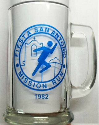 Pearl beer mug - Fiesta San Antonio Mission Run,  1982. 2