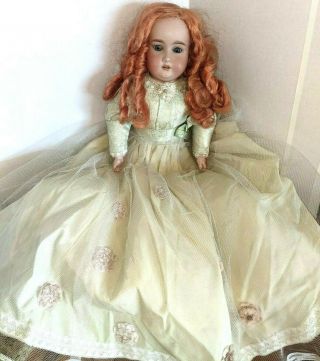 Antique 26 Inch Am Doll Armand Marseille Germany Bisque Creepy