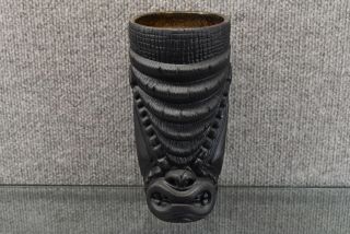 Ltd Munktiki Ceramic Mug Big Ku Head Black 8.  25 " X4 "