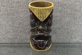 Munktiki Ceramic Mug Taramiue Brown/yellow 7.  25 " X3.  5 "