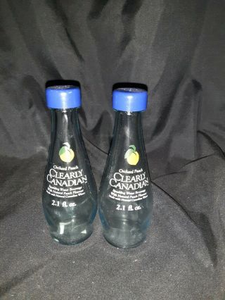 Clearly Canadian Vodka Orchard Peach Salt And Pepper Shakers