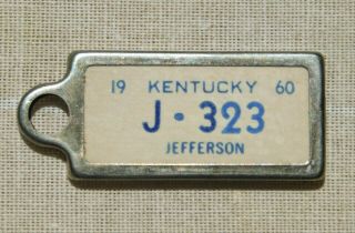Dav 1960 Kentucky Ky Keychain License Plate Tag Disabled American Veterans