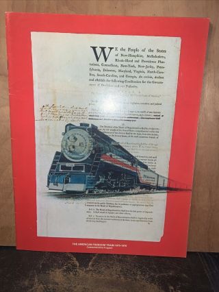 Bicentennial American Freedom Train Commemorative Program 1975/1976