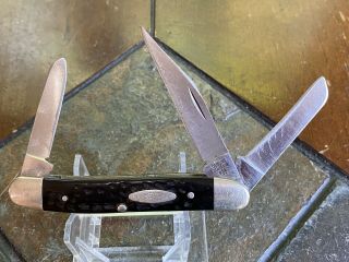 Vintage 1970’s Case Xx Usa Stockman Knife 6347 Hp Ssp 3 Blade Nr