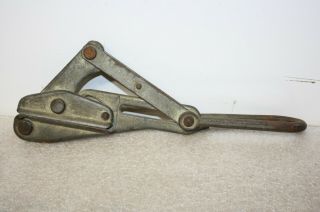 Vintage Klein Tools 4500 Lb 40 - 20 Cable Puller 1656 - 20b Made In Chicago Usa