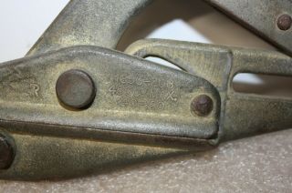 Vintage Klein Tools 4500 LB 40 - 20 Cable Puller 1656 - 20B Made in Chicago USA 2