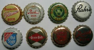 8 Cork - Lined Beer Bottle Caps,  Rahr 