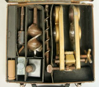 Vintage Kwikset Lockset Door Lock Set Installation Kit - Locksmith Install Tools 3