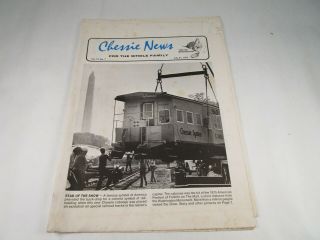 Vintage Chessie News Vol 13 7,  1975 Employee Newspaper,  C&o Railroad
