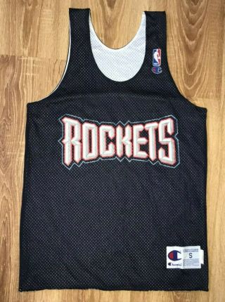 Houston Rockets Rare Vintage 1995 Champion Reversible Nba Jersey Size S