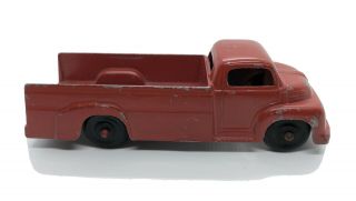 Vintage Cast Metal Tootsietoy Ford Truck - Rubber Tires - 4 1/4 Inches Long - Car
