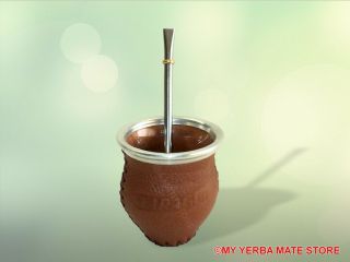 Yerba Mate Kit - Artisan Glass Vessel With Spoon Bombilla -