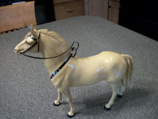 Vintage Hartland Plastics Horse For The Lone Ranger Silver