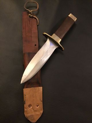Davide Pedersoli By Uberti Dagger Knife Made In Italy Rare Dagger Knife
