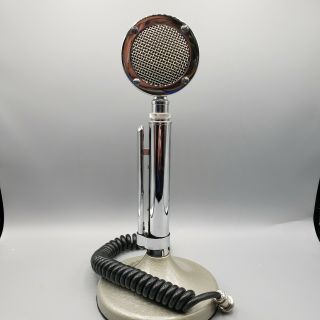 Vintage D - 104 Astatic Cb Microphone Chrome Lollipop
