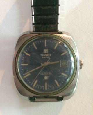 Vintage 1970s Tissot Seastar Automatic Watch With Date Swiss