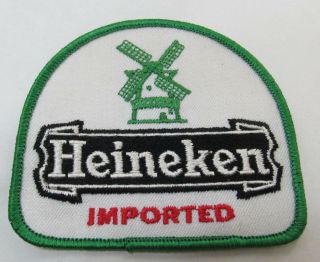 Vintage Heineken Imported Beer - Windmill Embroidered Patch Netherlands -
