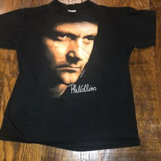 Vintage Phil Collins " But Seriously " 1990 Tour Shirt Double Sided