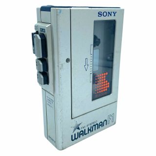 Vintage Sony Walkman Wm - F1 Vintage Fm Stereo Radio /cassette Player Radio