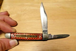 Vintage Kutmaster Purina Dog Chow - Ralston Cereals - 2 Blade Pocket Knife