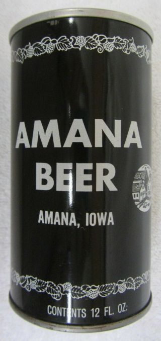 Vintage Amana Ia Colonies Steel Beer Can Cold Springs Brewing Bo Usbc 33 - 12