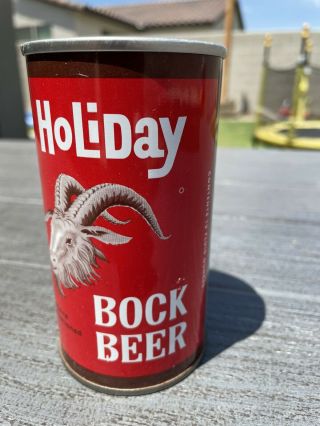 Holiday Bock Beer Can Tab Top Pull Ring