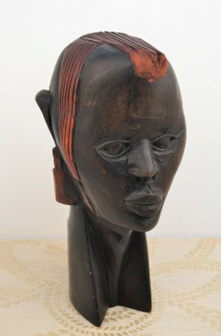 Vintage African Hand Carved Woman 