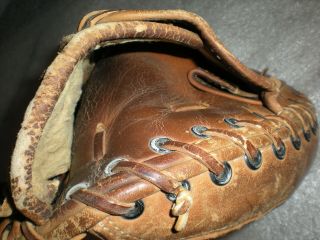 Vintage Wilson A2403 Catcher ' s Baseball Glove Mitt Made In USA Professional Mode 3