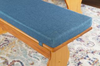 Linon Chelsea Cushion Set For Nook Open Box - Vintage Blue