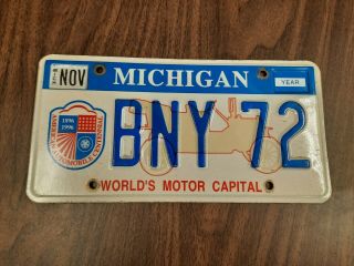 Expired Michigan License Plate World 