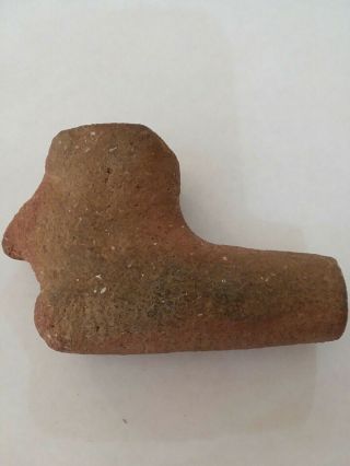 Authentic Illinois Misissippian Human Face Effigy Pipe.