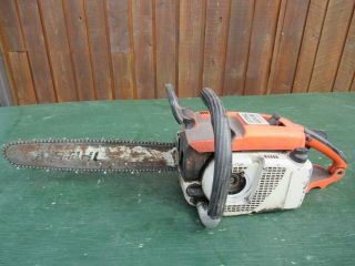 Vintage Stihl 031av Electronic Chainsaw Chain Saw With 15 " Bar