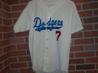 Los Angeles Dodgers Vintage 1980s/90s 7 Mens All Sewn Jersey Size Large