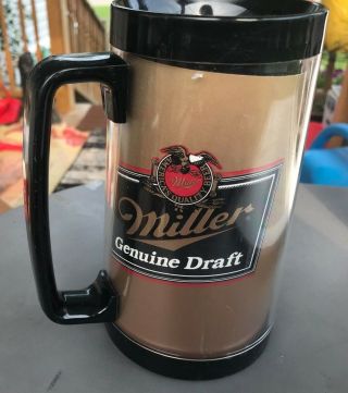 Vintage Miller Draft Beer Mug Insulated Cup