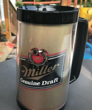 Vintage Miller Draft Beer Mug Insulated Cup 3