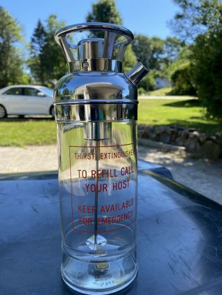 Vintage Thirst Extinguisher Cocktail Shaker