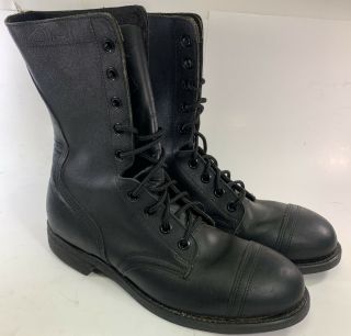 Vintage Biltrite Combat Boots Black Steel Toe Ansi Z41 1 - 1991/75 Men’s 9.  5 R